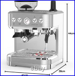 15 Bar Automatic Espresso Coffee Machine All In 1 Coffee Maker with Milk Frothe