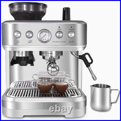 15 Bar Automatic Espresso Coffee Machine All In 1 Coffee Maker with Milk Frothe