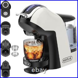 19 Bar 5in1 Multicapsule Espresso Coffee Machine for Dolce Gusto/Nespresso/Etc