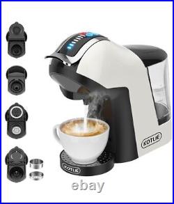 19 Bar 5in1 Multicapsule Espresso Coffee Machine for Nespresso/Dolce/Gusto More