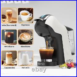 19 Bar 5in1 Multicapsule Espresso Coffee Machine for Nespresso/Dolce White-uk