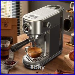 19 Bar Espresso Professional Coffee Machine Compact Espresso Machine Stainless