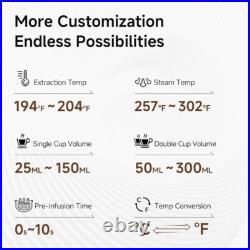 19 Bar Espresso Professional Coffee Machine Compact Espresso Machine Stainless 19 Bar Espresso Professional Coffee Machine Compact Espresso Machine Stainless