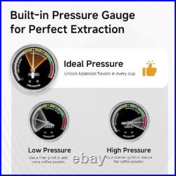 19 Bar Espresso Professional Coffee Machine Compact Espresso Machine Stainless 19 Bar Espresso Professional Coffee Machine Compact Espresso Machine Stainless