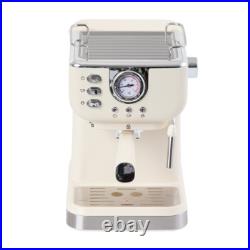 20Bar Espresso Cappuccino Coffee Machine Ground Coffee Maker 1.5L Kitchen Office