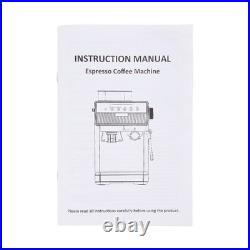 20 Bar Bean-to-Cup Espresso Machine Professional Coffee Maker Built-In Grinder