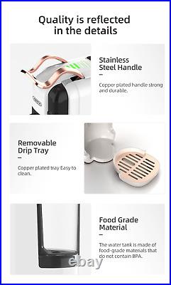 20-Bar Coffee Machine Espresso Maker Caffé Barista Pro Pump Frothing Wand