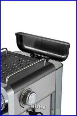 20 Bar Espresso & Cappuccino Coffee Machine with Milk Frother 1350W 1.6L Tank