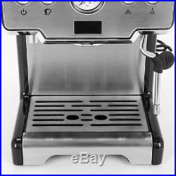 220V Cooks Professional Espresso Coffee Machine Cappuccino Latte Maker 15Bar