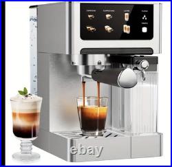 3-In-1 Commercial Espresso Machines & Coffee Makers 20 Bar, with Automatic Milk