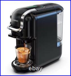 5-in-1 Multi Capsule Coffee Machine 20 Bar Espresso Maker Pod & Ground Use