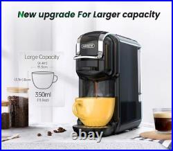 5-in-1 Multi Capsule Coffee Machine 20 Bar Espresso Maker Pod & Ground Use