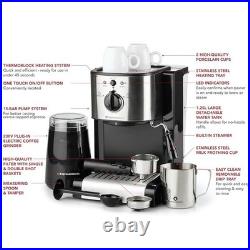 7-Piece EspressoWorks All-In-One Barista Set Espresso & Cappuccino Maker