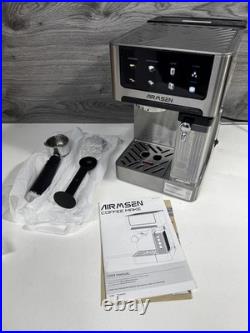 AIRMSEN 20 Bar Espresso Machine with Automatic Milk Frother for Home, Cappucc AIRMSEN 20 Bar Espresso Machine with Automatic Milk Frother for Home, Cappucc