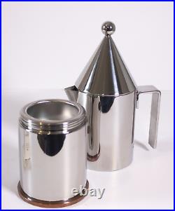 ALESSI La Conica Espresso Coffee Maker 6 Cup Aldo Rossi, Unused with Paperwork