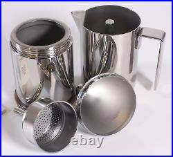 ALESSI La Conica Espresso Coffee Maker 6 Cup Aldo Rossi, Unused with Paperwork