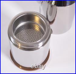 ALESSI La Conica Espresso Coffee Maker 6 Cup Aldo Rossi, Unused with Paperwork