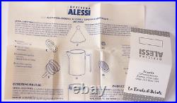 ALESSI La Conica Espresso Coffee Maker 6 Cup Aldo Rossi, Unused with Paperwork
