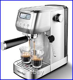 AMZCHEF 20 Bar Espresso Coffee Machines with LCD Panel