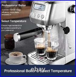 AMZCHEF 20 Bar Espresso Coffee Machines with LCD Panel