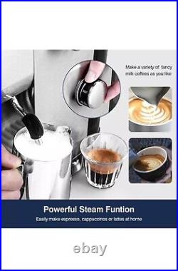 AMZCHEF 20 Bar Espresso Coffee Machines with LCD Panel and Steam Milk Frother