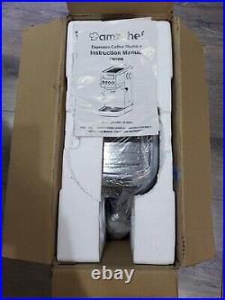 AMZCHEF 20 Bar Espresso Coffee Machines with LCD Panel and Steam Milk Frother