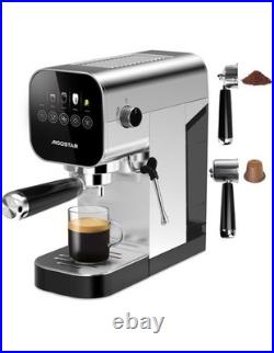 Aigostar 20Bar Espresso Coffee Machine for Capsule & Ground Coffee, Cappuccino