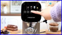 Aigostar 20Bar Espresso Coffee Machine for Capsule & Ground Coffee, Cappuccino &