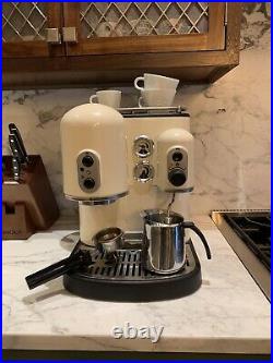 Almond Cream Kitchenaid Artisan Coffee Machine for a perfect coffee