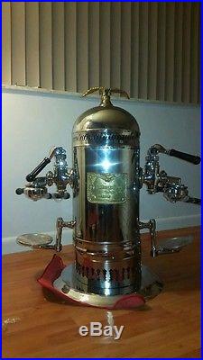 Antique Victoria Arduino Vintage Espresso Coffee Machine Tipo Extra 1910 2 Group
