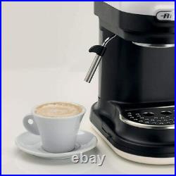 Ariete 1318W Moderna Espresso Machine, Barista Style Coffee Maker White