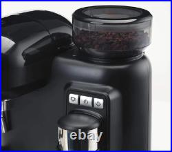 Ariete AR1319 Moderna Black Espresso Coffee Machine with Grinder + 2 Yr Warranty