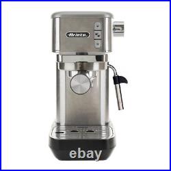 Ariete Espresso Coffee Maker Slim Metal in Stainless Steel AR1380 Brand new