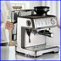 Ariete Metal Espresso Machine with Grinder, Coffee Maker, 1600W Damaged Box