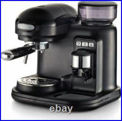 Ariete Moderna Barrista Bean Coffee Machine Grinder Integrated 15 bar 1318 Black
