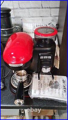 Ariete Moderna Barrista Bean Coffee Machine Grinder Integrated 15 bar 1318 Red