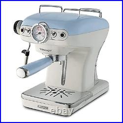 Ariete Retro Style Espresso Coffee Machine Maker & Built-in Milk Frother -AR8915