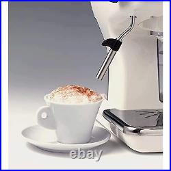 Ariete Retro Style Espresso Coffee Machine Maker & Built-in Milk Frother -AR8915