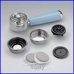 Ariete Retro Style Espresso Coffee Machine Maker & Built-in Milk Frother -AR8915