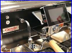 Astoria Storm Brand New Black And Timber 2 Group Espresso Coffee Machine Cafe
