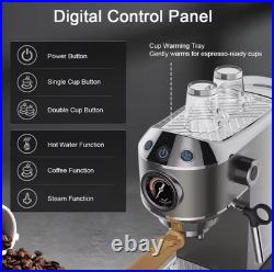 BIOLOMIX 20 Bar Espresso & Cappuccino Coffee Machine with Milk Frother 1.1L Tank