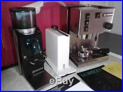 BOXED RANCILIO SILVIA & ROCKY GRINDER 8 Cups Espresso Cappuccino Coffee Machine