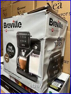 BREVILLE Coffee House II One-Touch VCF146 Coffee Machine In Grey (Box Damage)