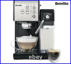 BREVILLE Coffee House One-Touch VCF107 Coffee Machine Black & Chrome