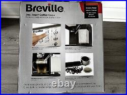 BREVILLE Coffee House One-Touch VCF107 Coffee Machine In Black & Chrome RRP 349