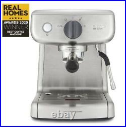 BREVILLE Espresso Coffee Maker Barista 15 Bar Machine Brushed Silver VCF125