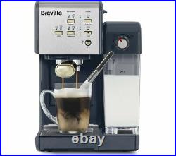 BREVILLE One-Touch CoffeeHouse Coffee Machine Milk Frother Navy & Gold Currys