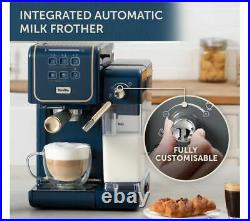 BREVILLE One-Touch CoffeeHouse II VCF148 Coffee Machine Navy Currys