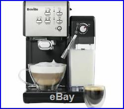 BREVILLE One-Touch VCF107 Coffee Machine Black & Chrome Currys