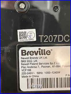 BREVILLE Prima Latte Luxe TouchVCF166 Coffee Machine Black & Silver Ex-Display